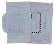 Hunter S. Thompson Typed Letter, With Handwritten Note -- ...My position has always been that I distrust power and authority...